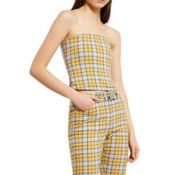 Miaou yellow Lucy Corset Top - Picture 6 of 7